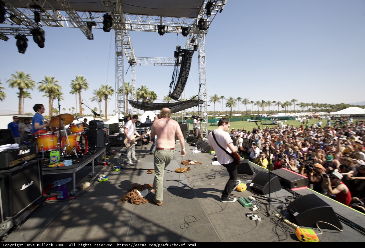 2008 Coachella Concert with Matthew Karwalski and Music Band