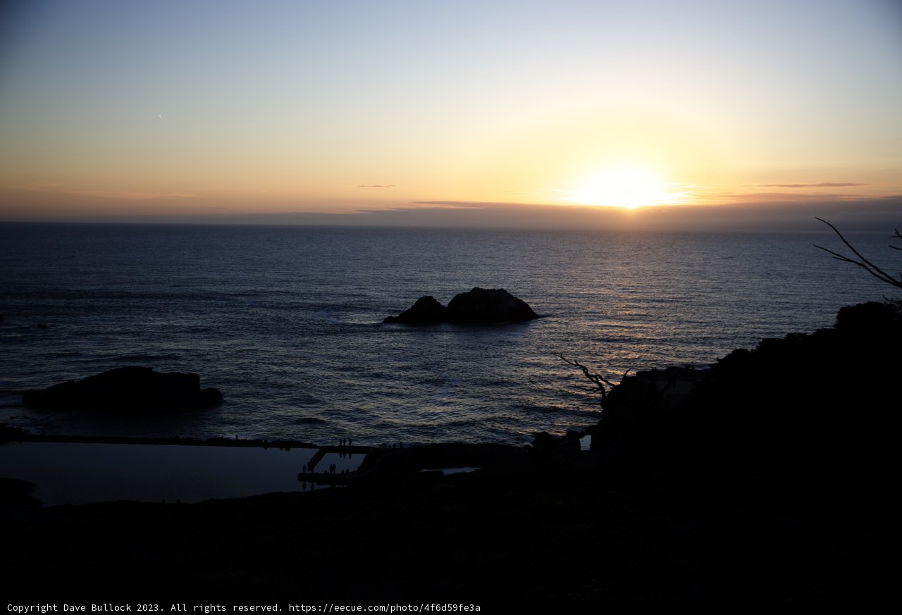 Sunset Serenity at Sutro Baths