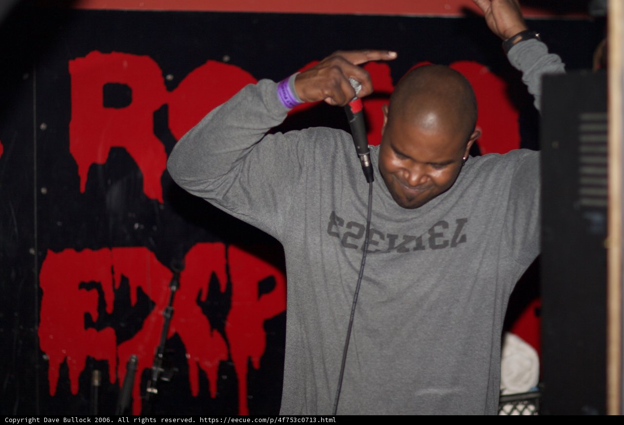 Steve J Performing with a Microphone