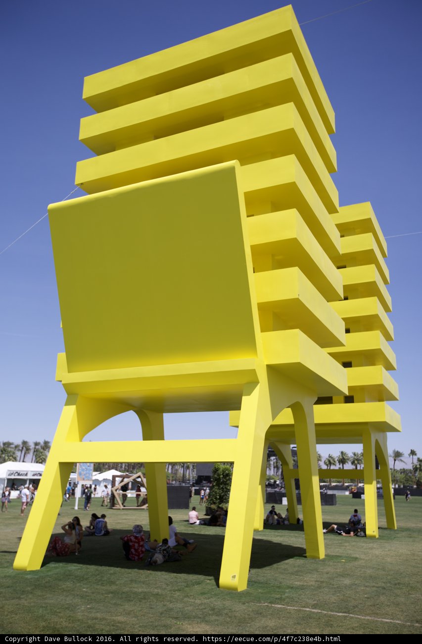 The Big Yellow Chair at Coachella