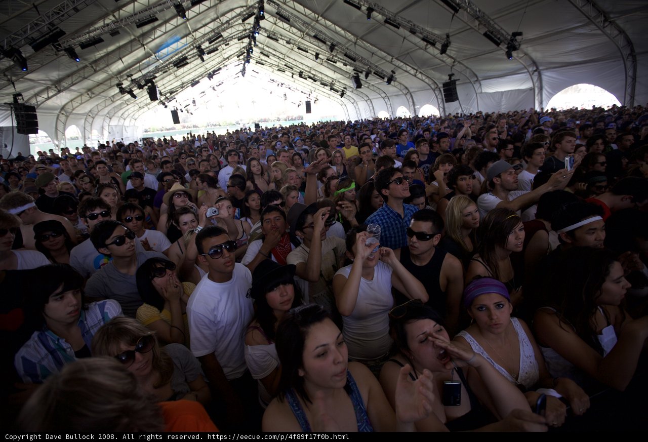 Coachella 2008 Tent Crowd