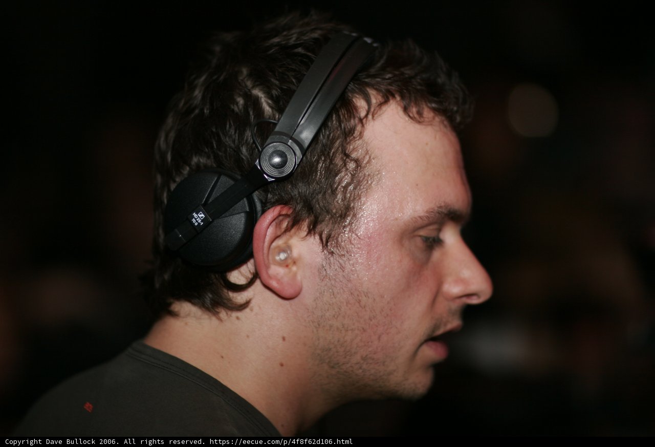 Party-goer Tunes In