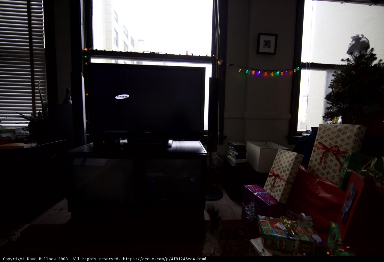 Festive Living Room Entertainment