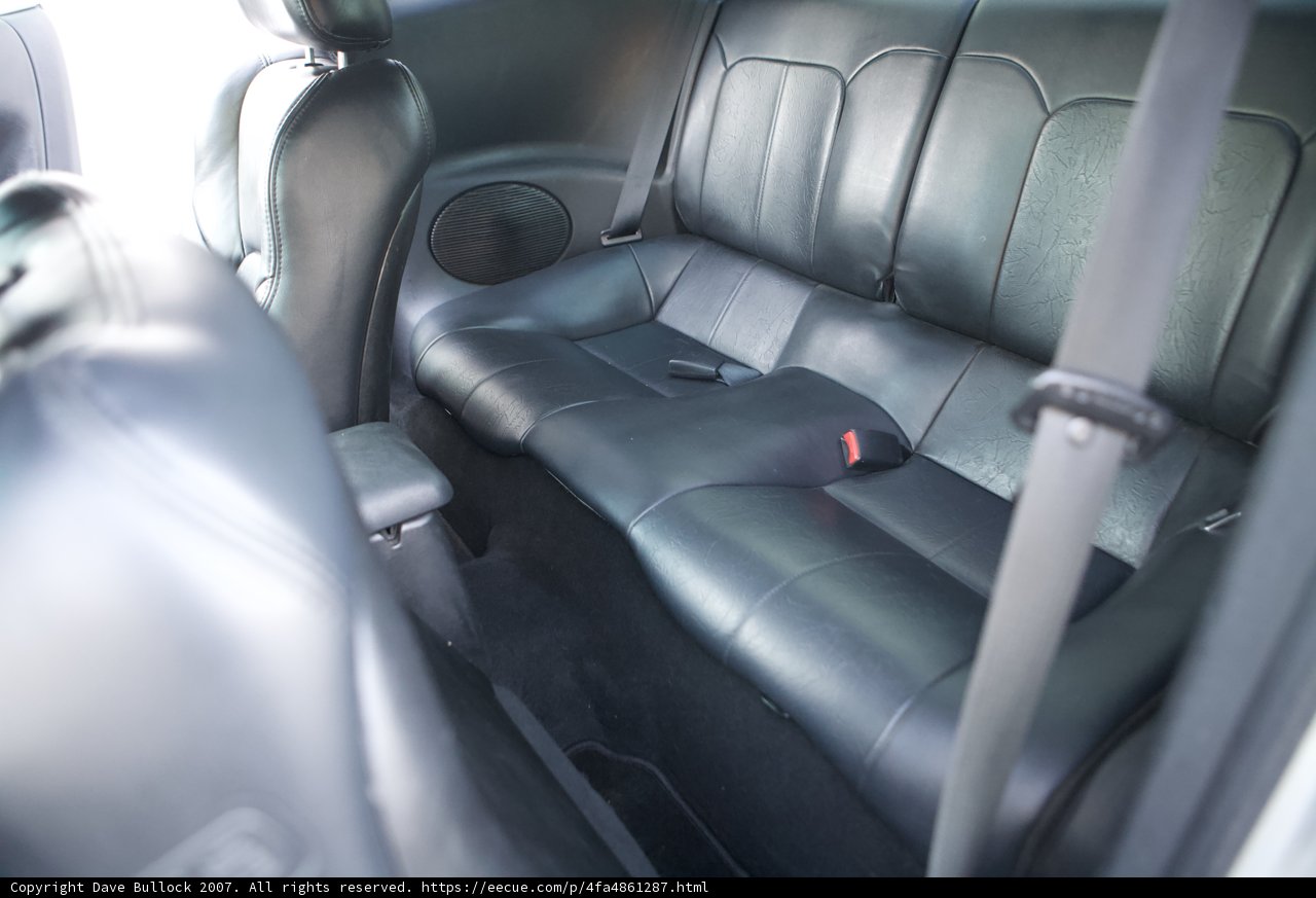 Sleek Black Leather Seats in 2007 Eclipse