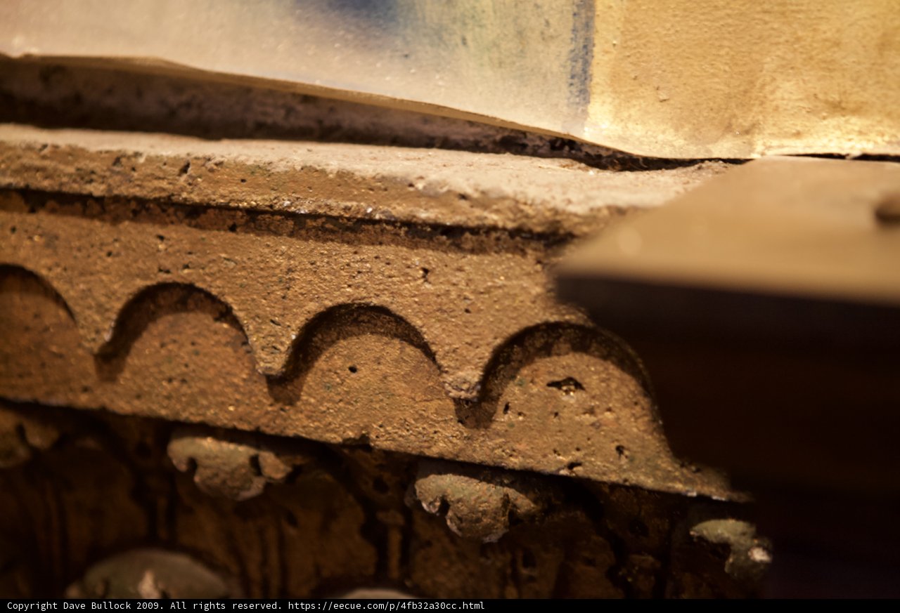 Restored Wall Painting Close Up