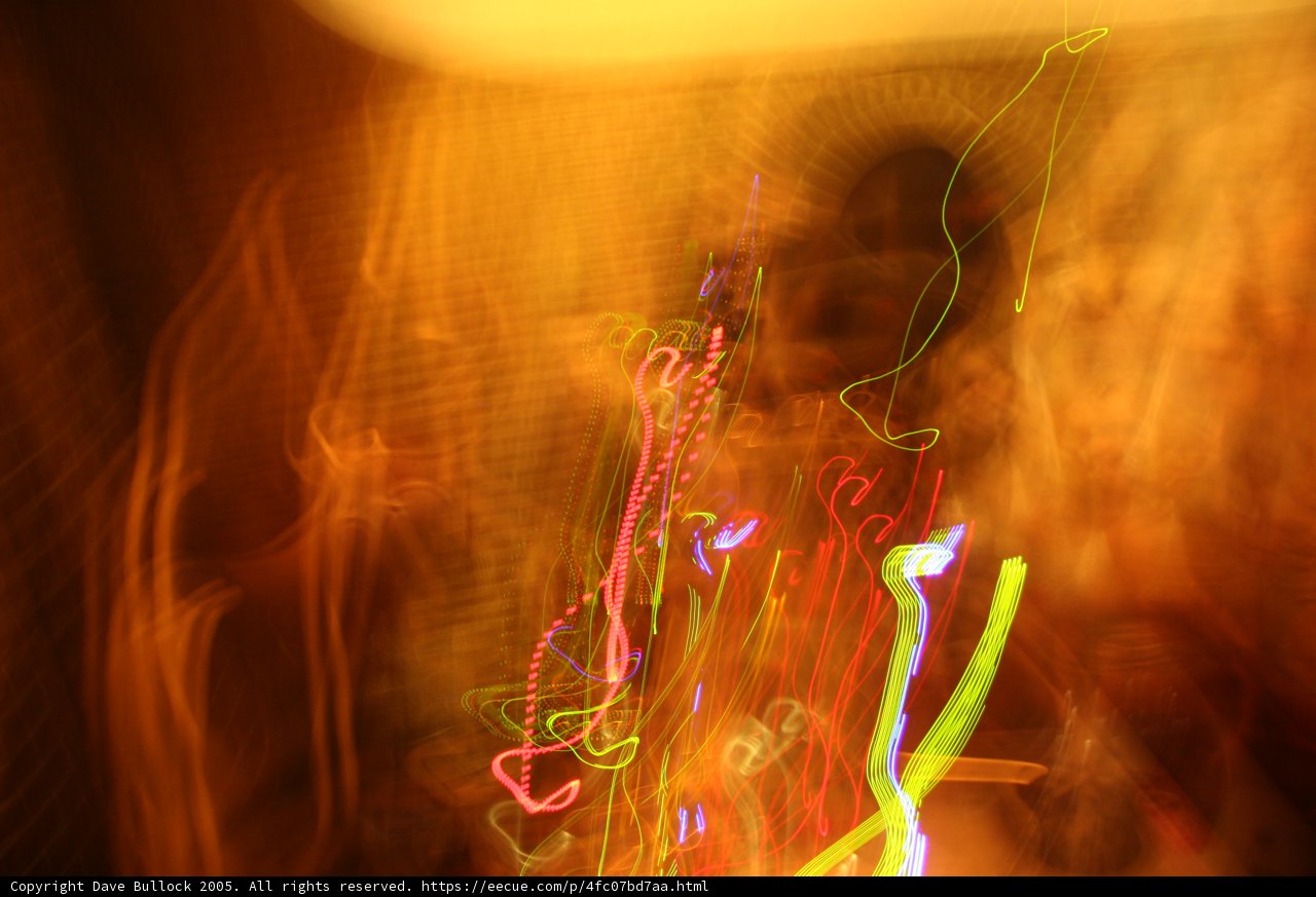 Blurred Neck at the Bonfire
