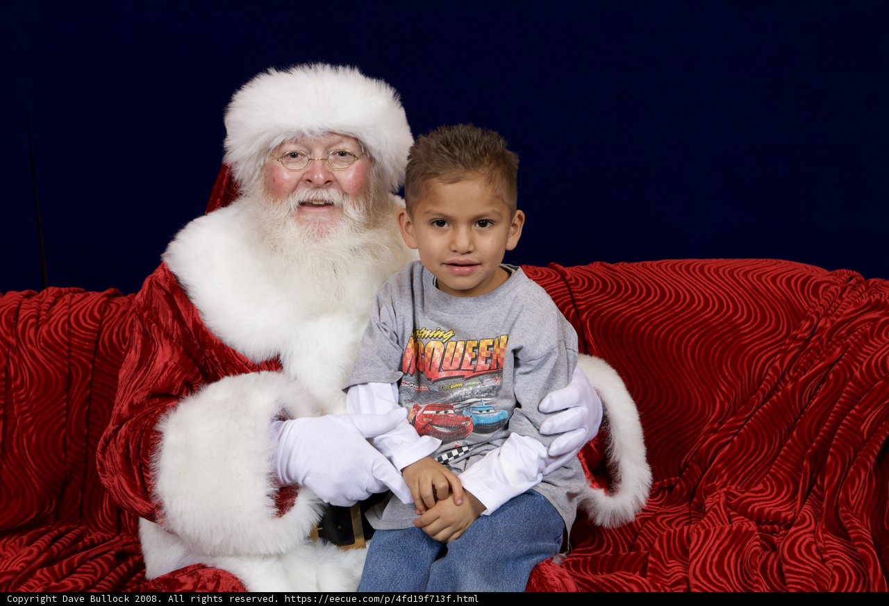 A Festive Moment with Santa Claus