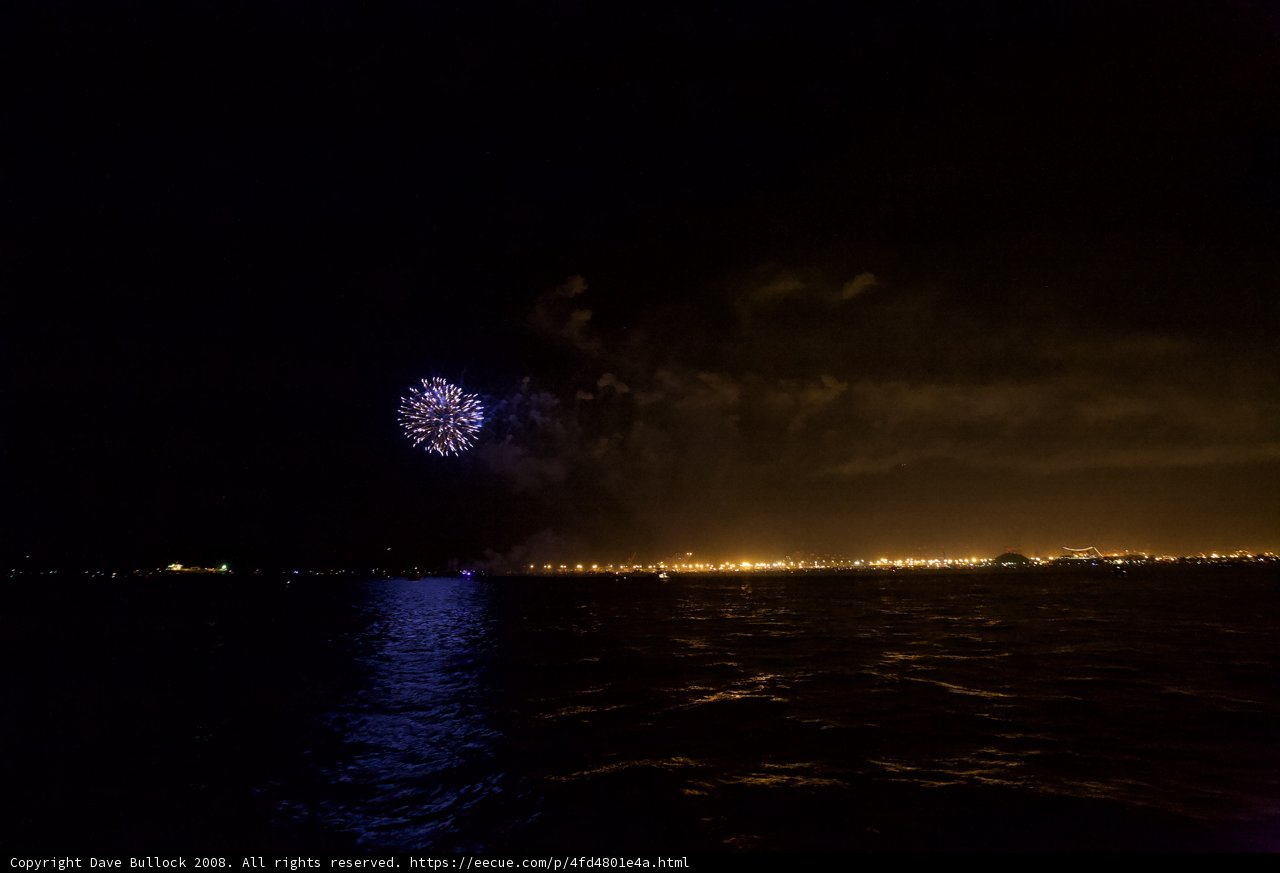 Spectacular Fireworks Lighting Up the Night Sky