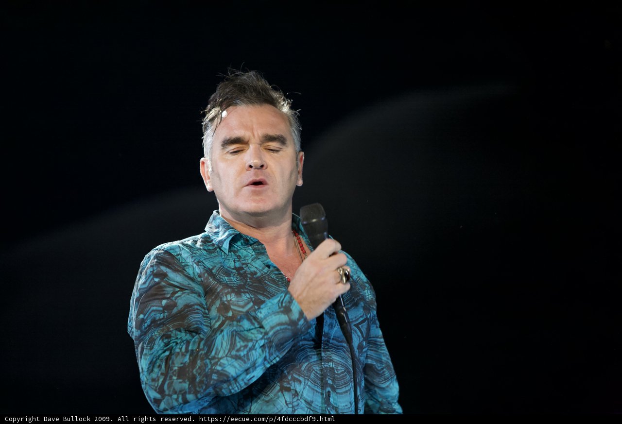 Morrissey Takes the Stage at Coachella 2009