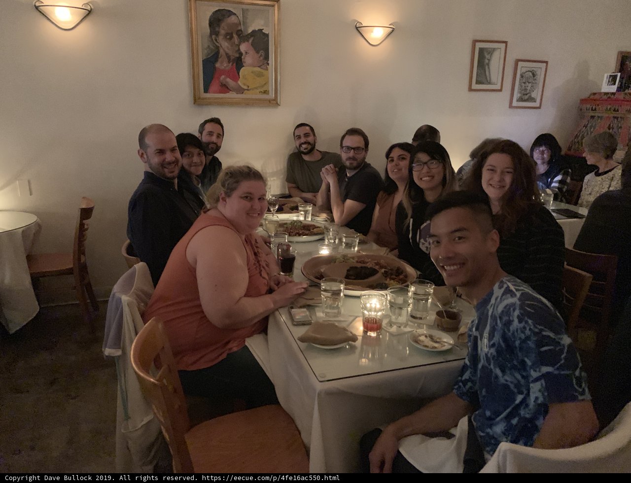 Dining at a Busy LA Restaurant
