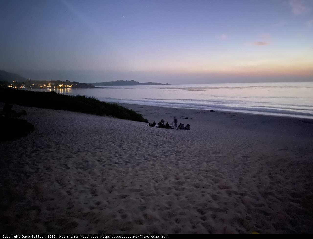 Sunset at Carmel Beach