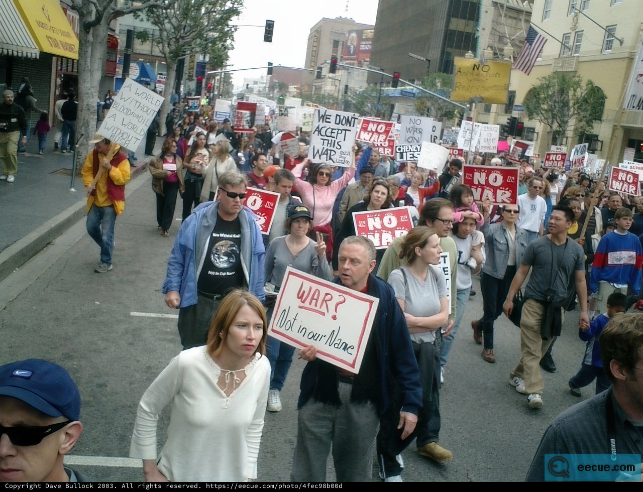 Protestors March Through City Streets
