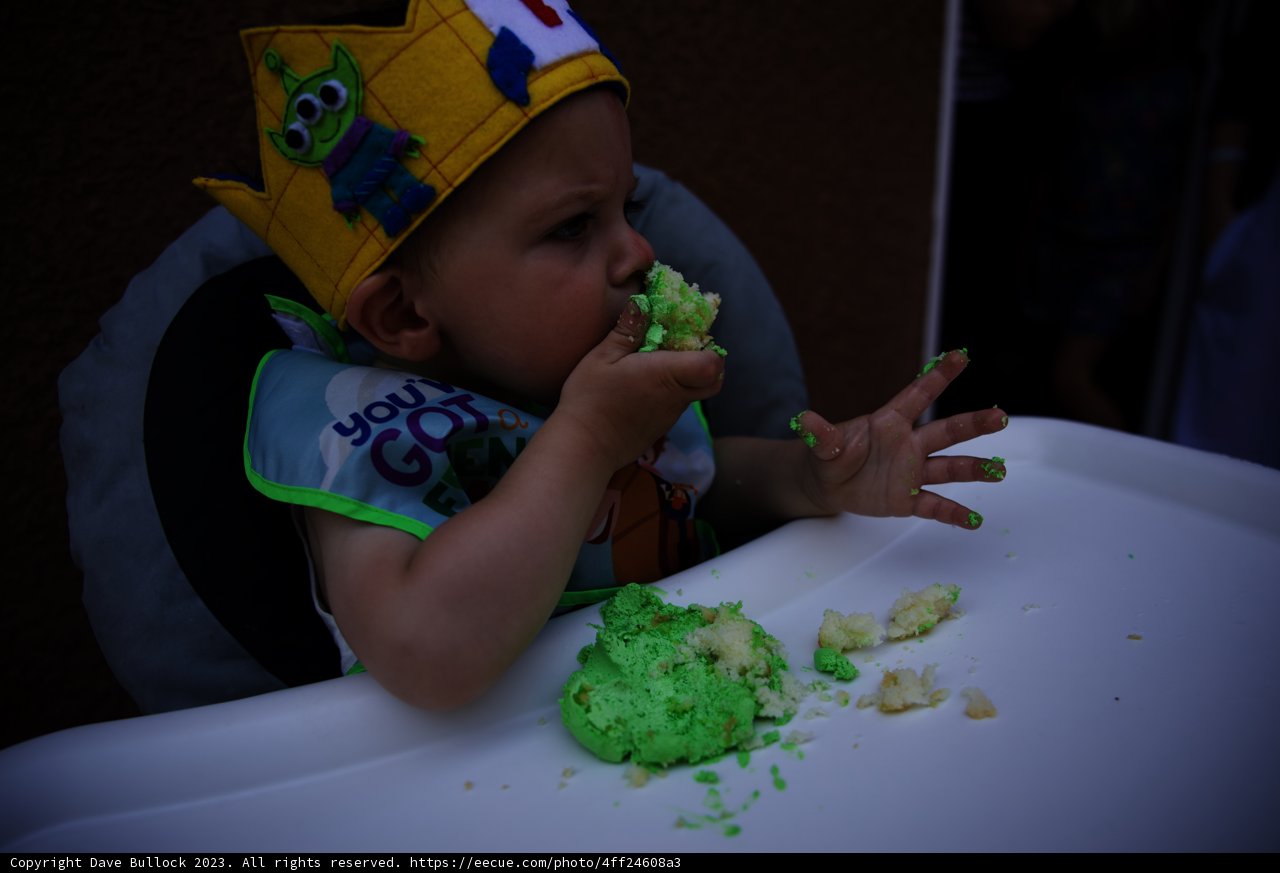 Wesley's First Royal Feast!