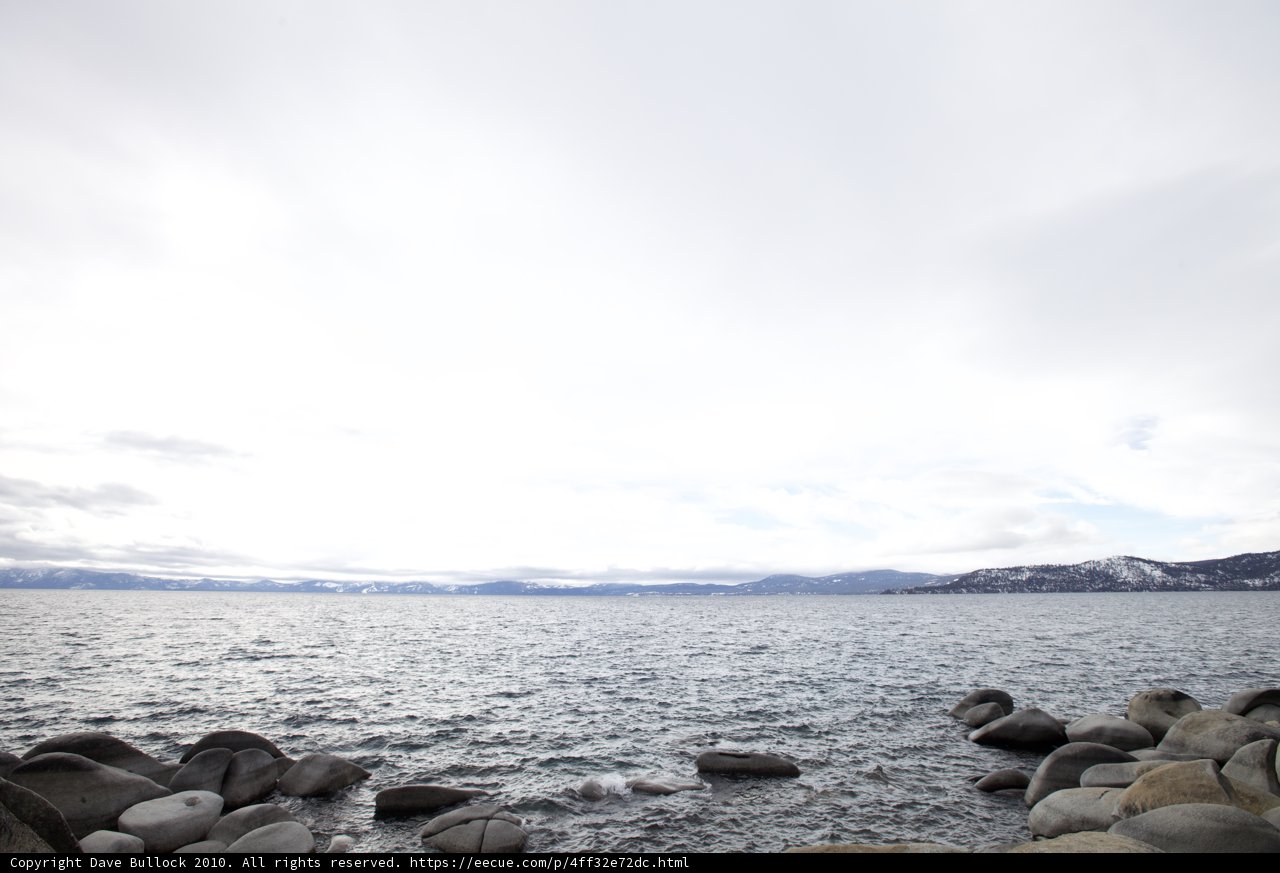 A Peaceful View of Lake Tahoe