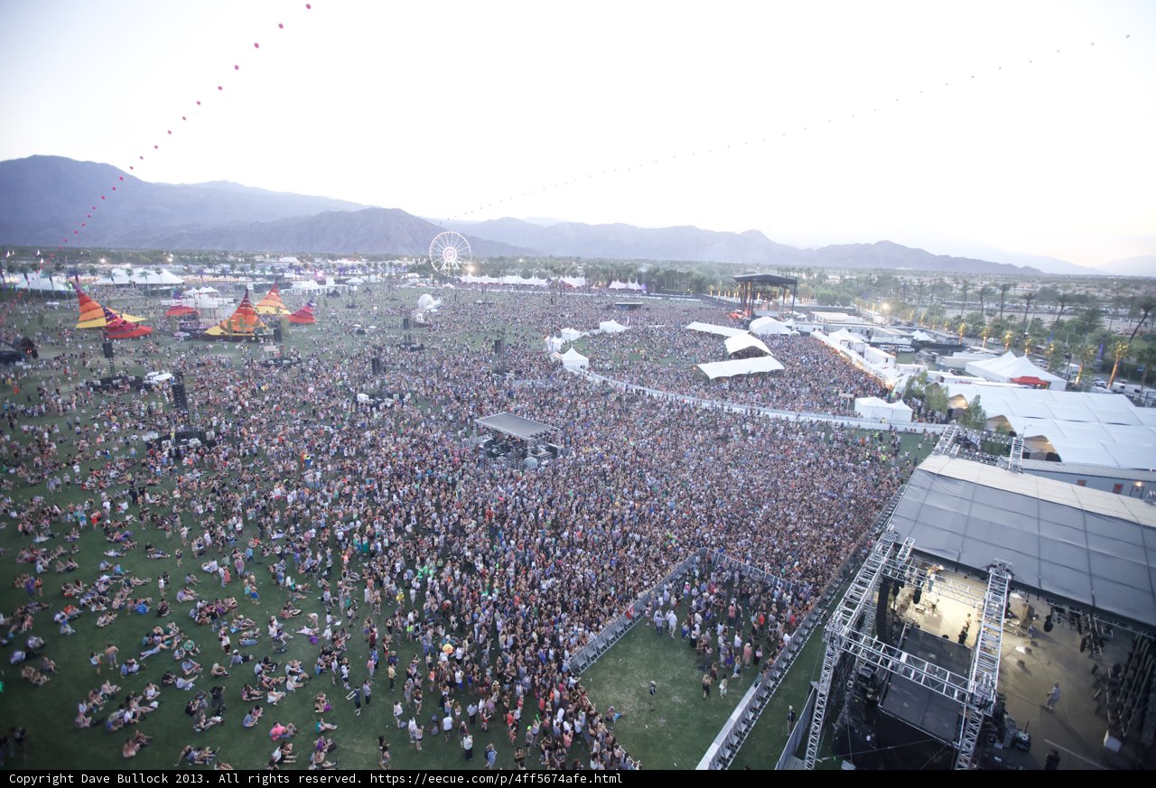Coachella Concert Crowd