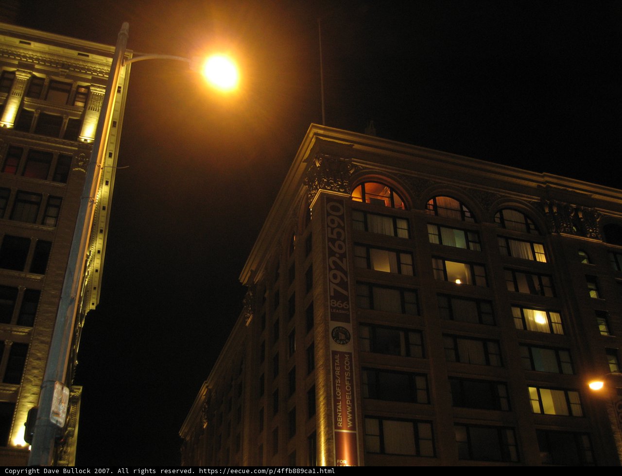 Nighttime Streaks in the City