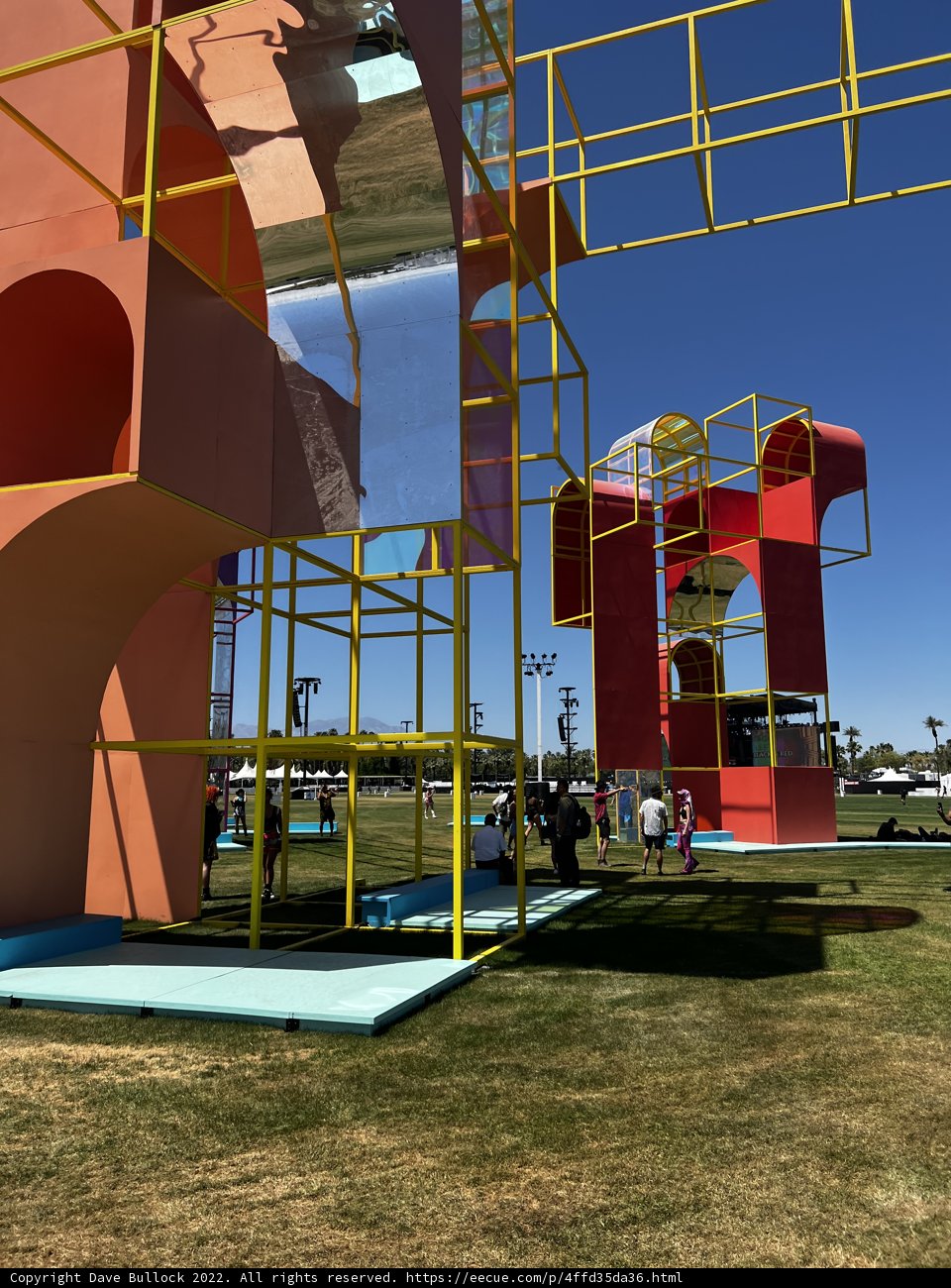 Colorful Playground Sculpture in the Southwest