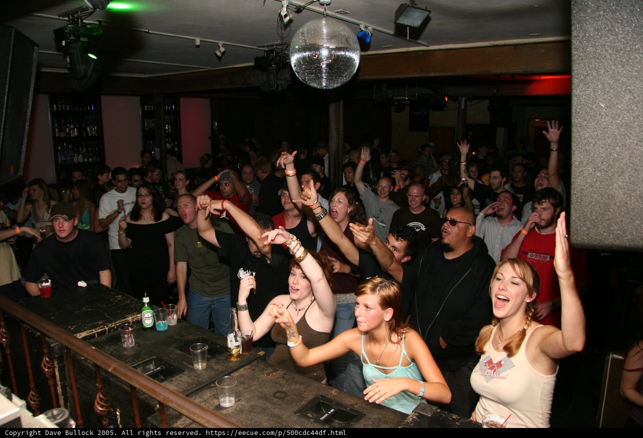 Nightlife Fun at a Urban Bar