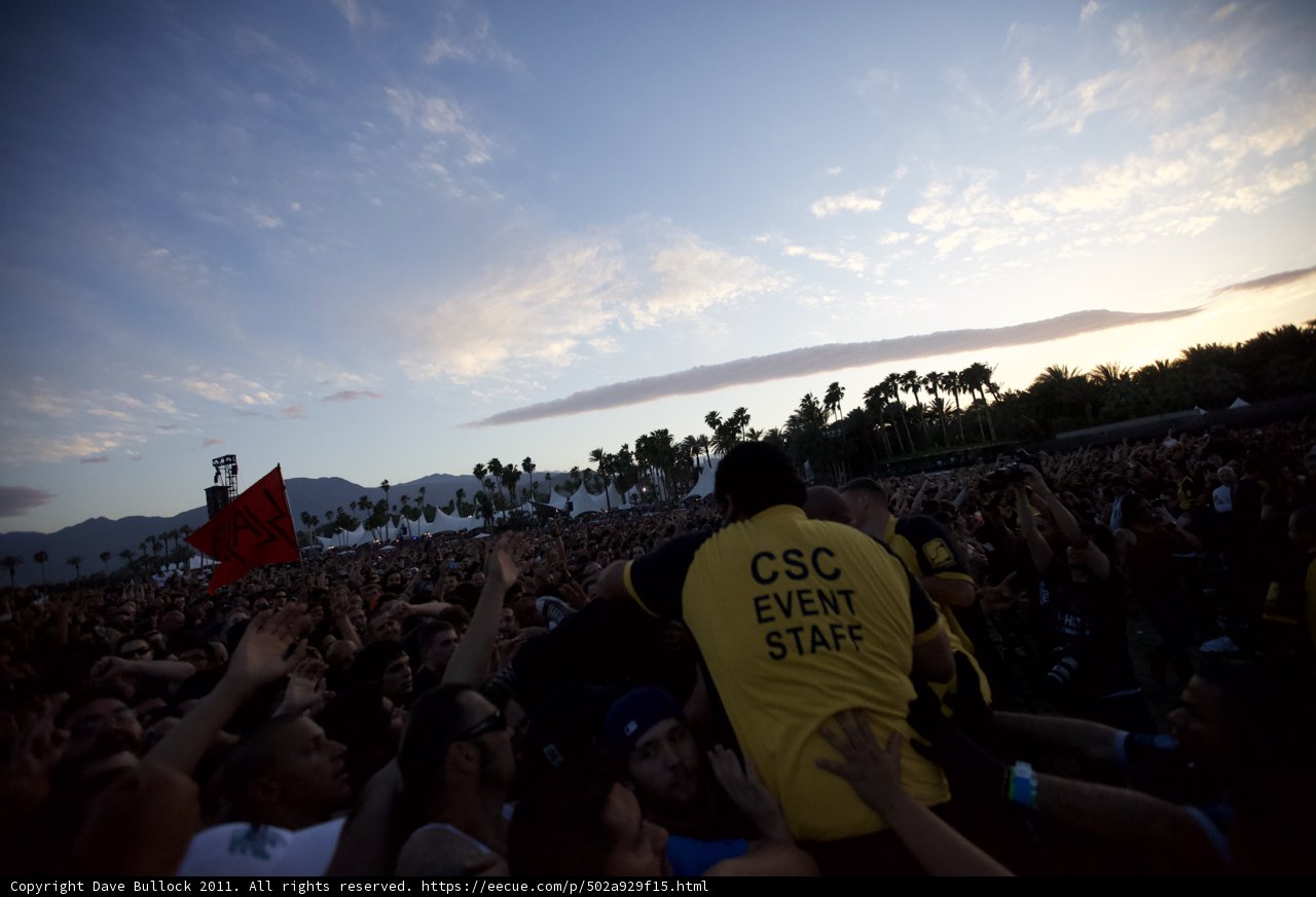 Man in the Crowd at Big Four Festival