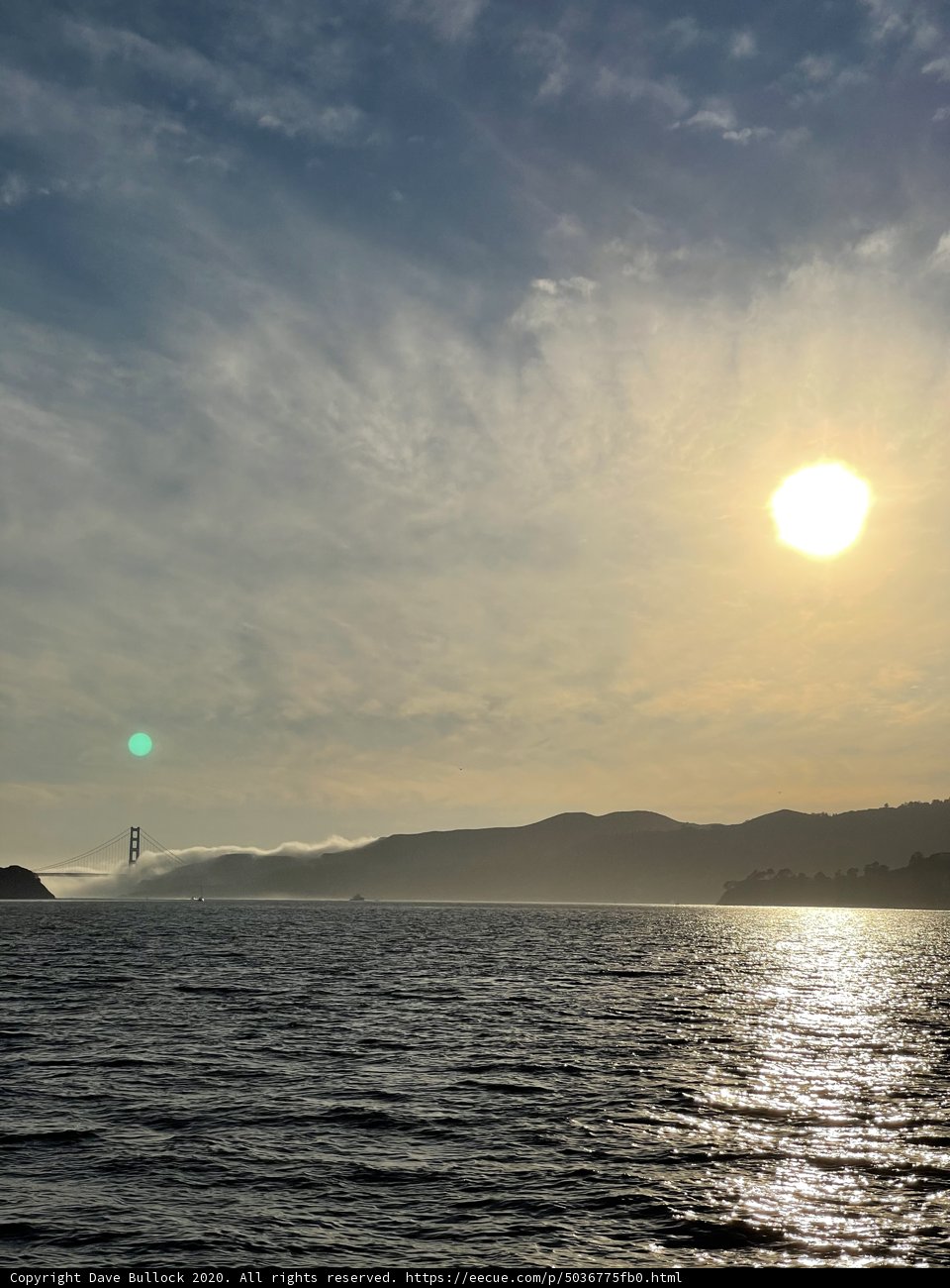 Sunset over the San Francisco Bay
