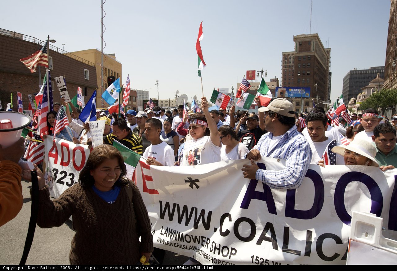 Mayday Rally Protesters Take to the Street