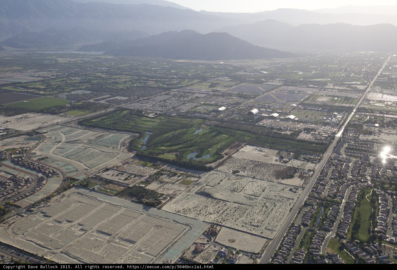 Aerial View of Indio's Urban Landscape