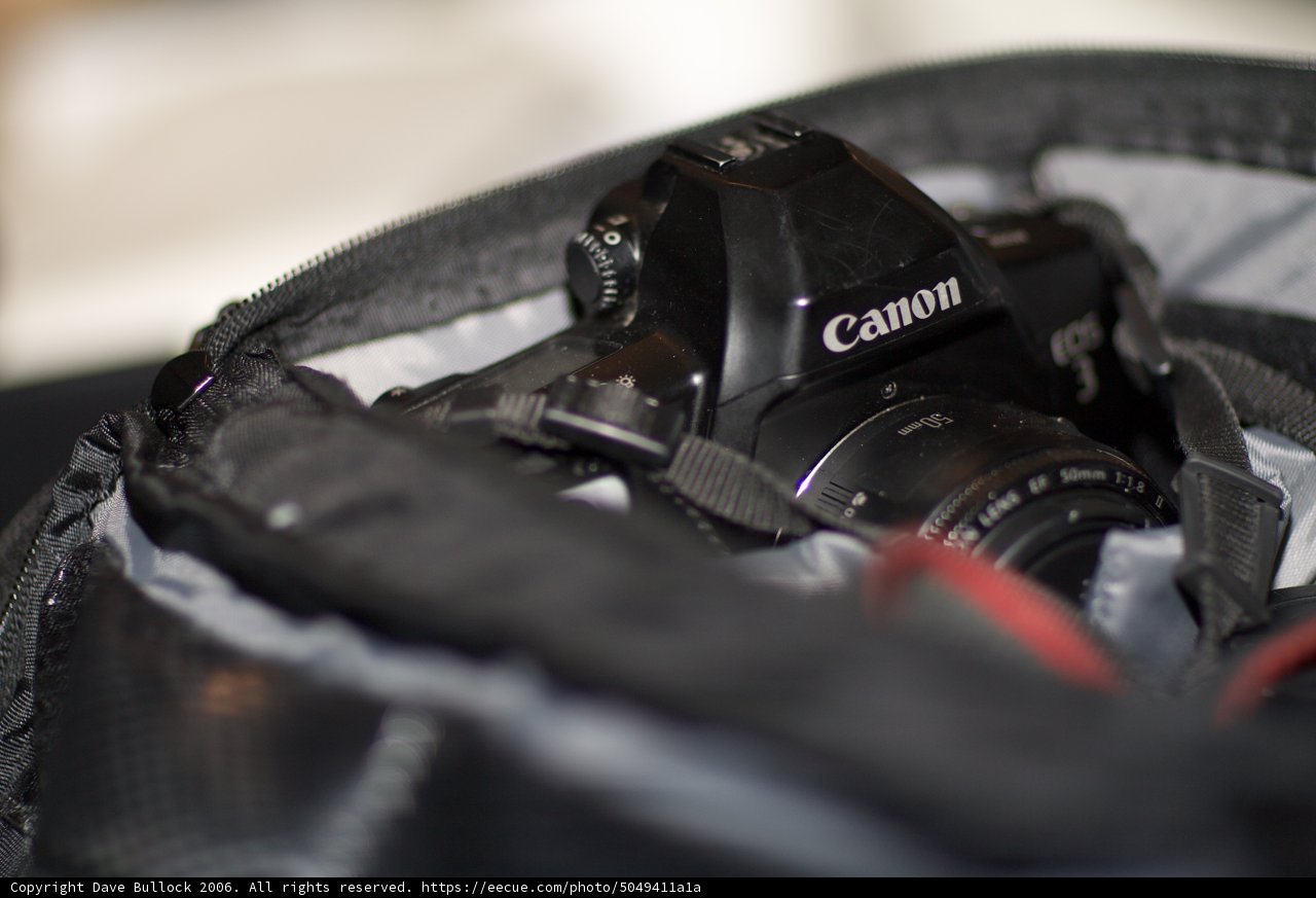 Canon EOS Rebel T3i Camera Bag and Accessories