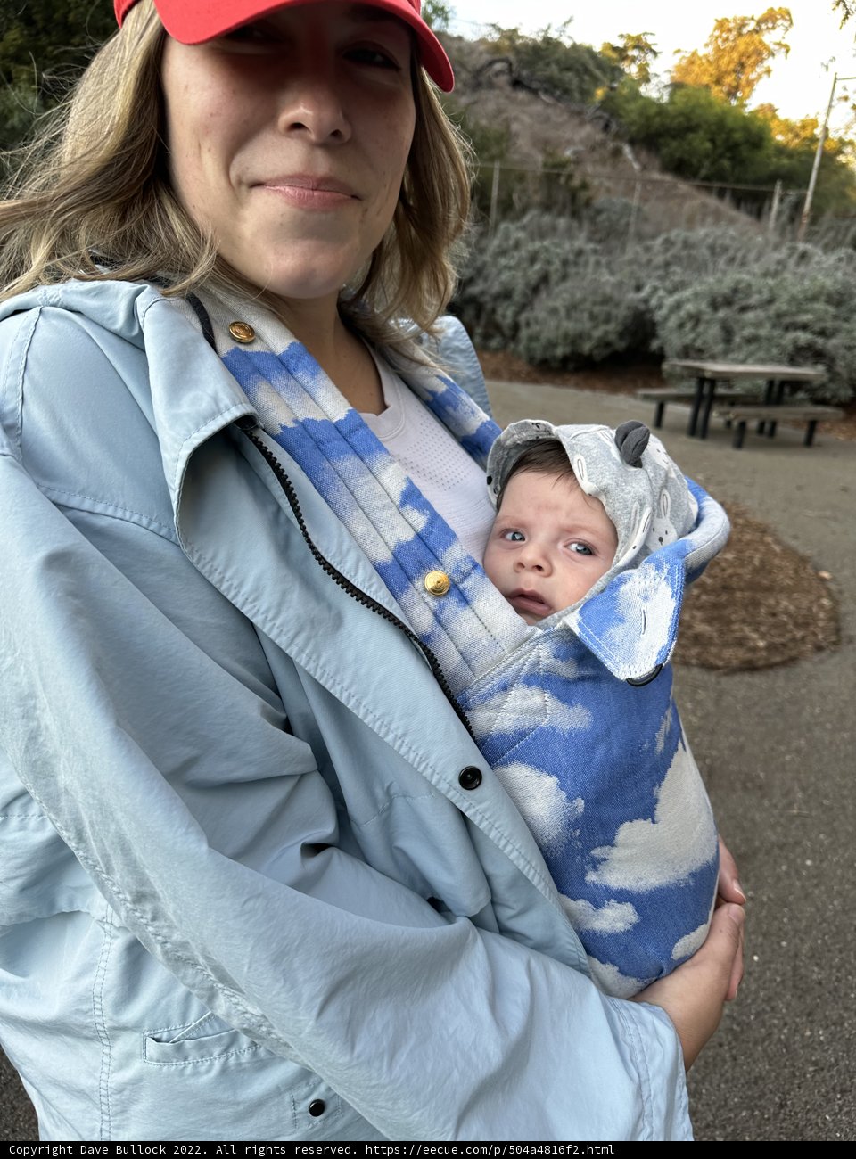 Babywearing in Stripes