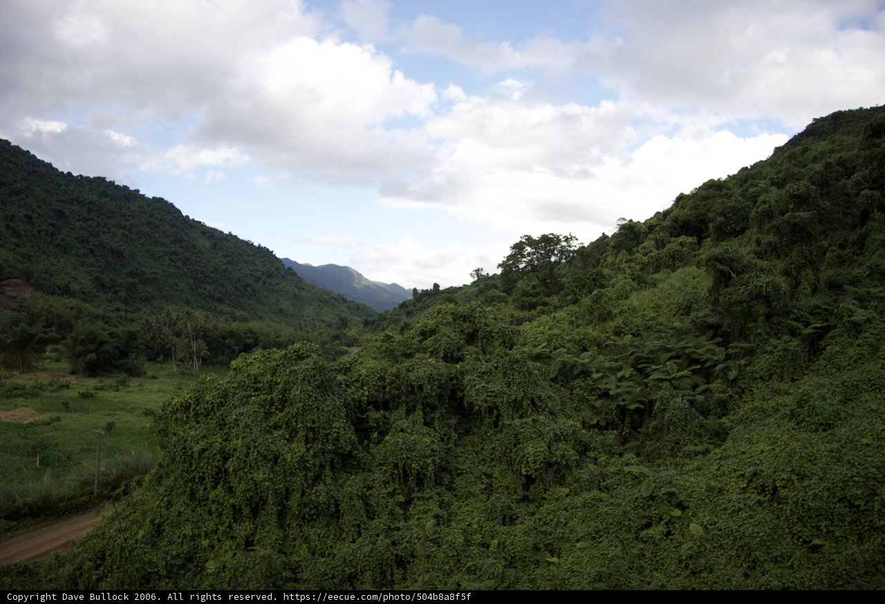 Majestic Mountain Range in Fiji