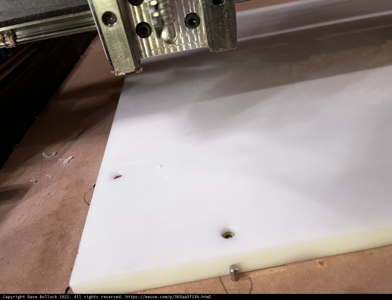 Industrial Cutting Machine At Work