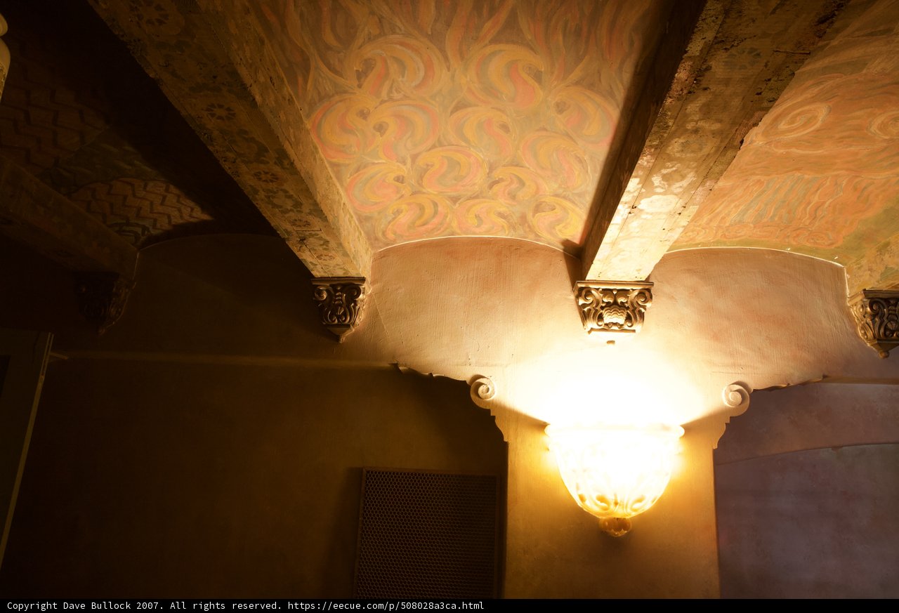 Lavish Ceiling Design of a Theatre