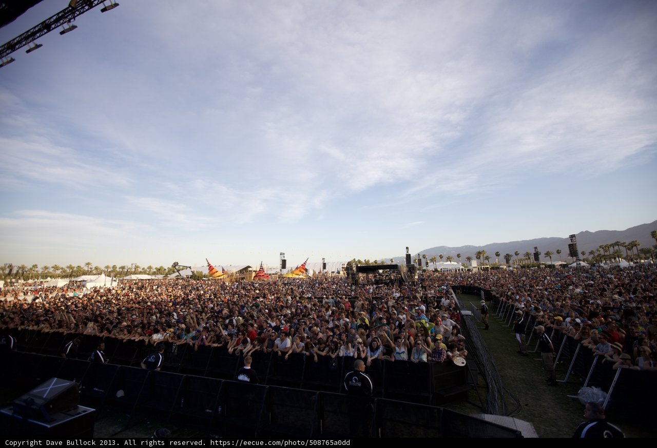 Coachella Music Festival Crowd