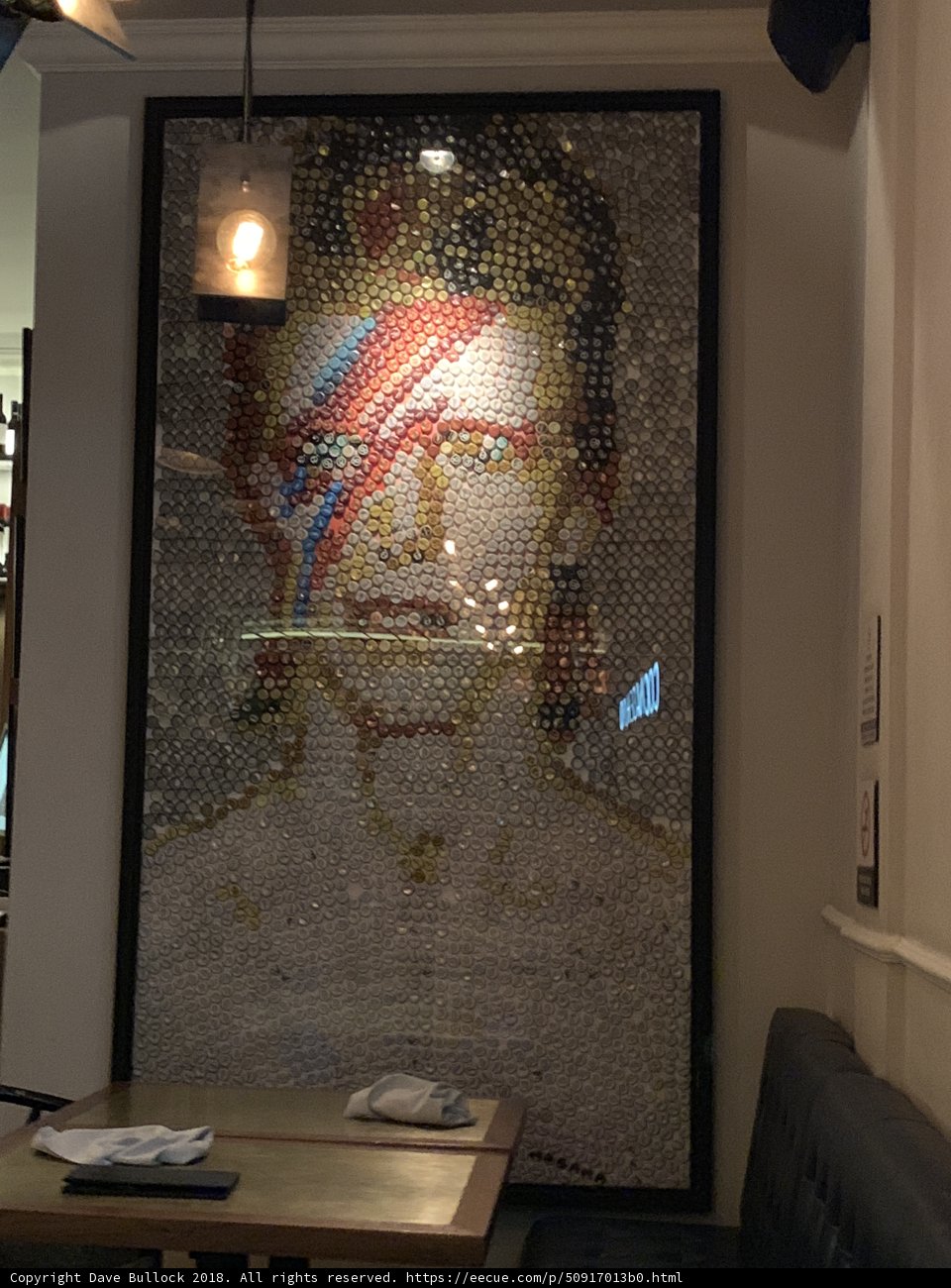 David Bowie Mosaic Artwork in Cuauhtémoc