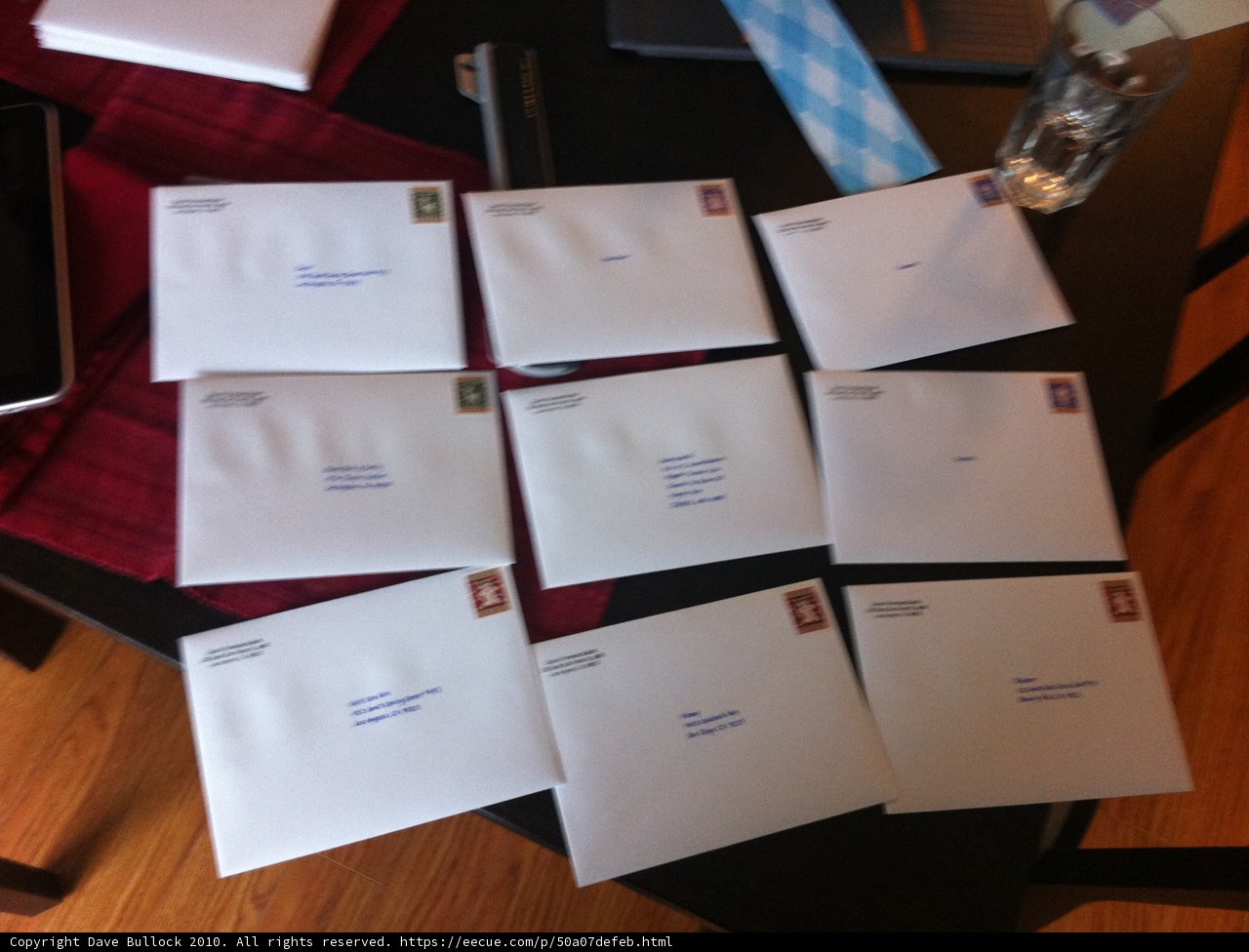 Mail and More on the Table