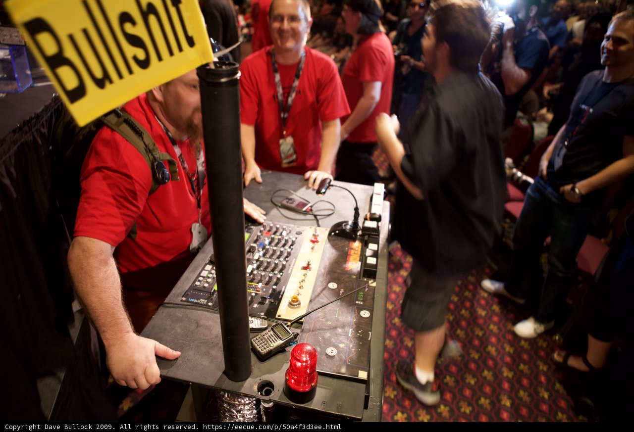 The DJ and The Red Shirt Guy