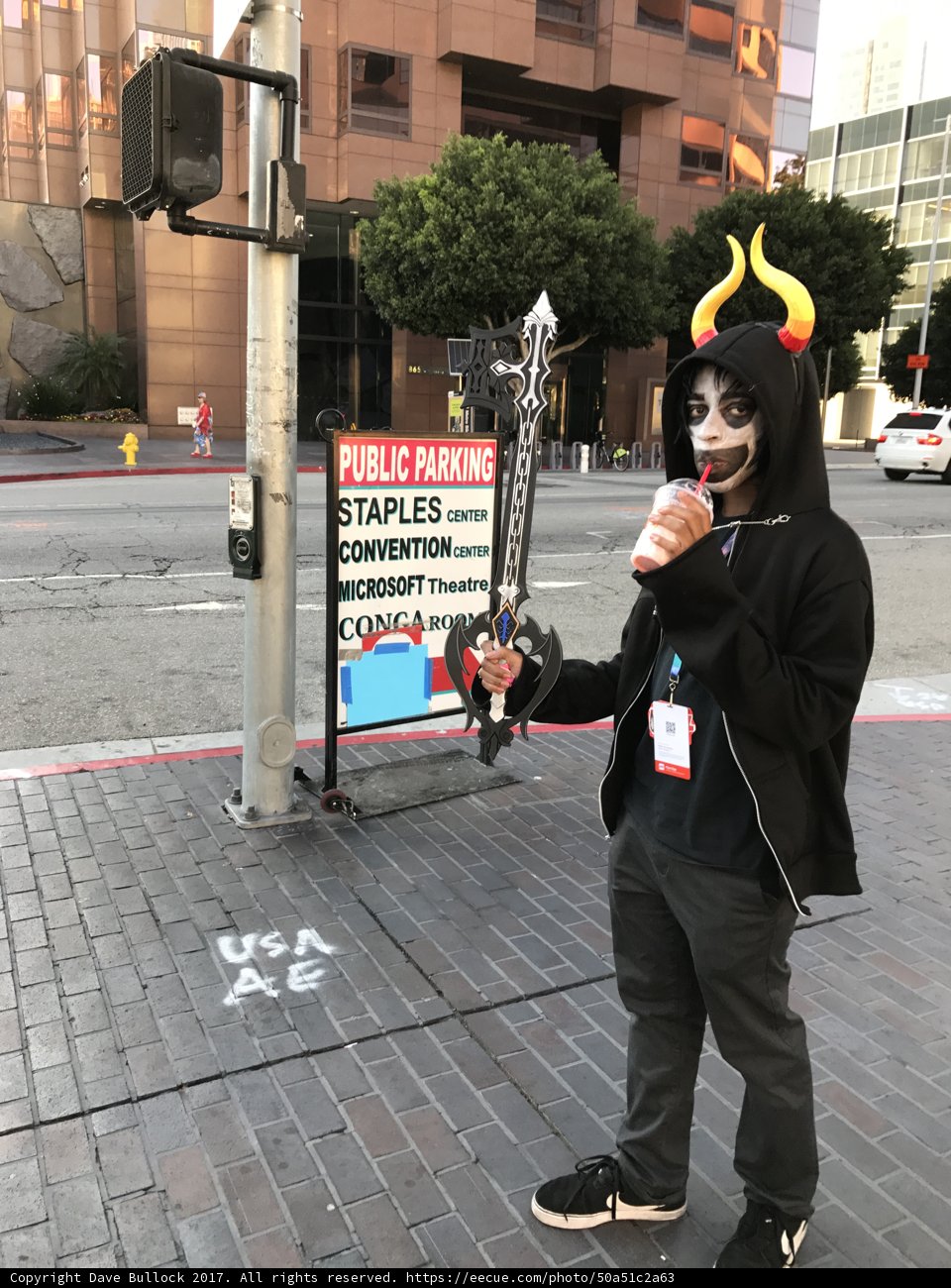 Skateboarding Devil on the Streets of LA
