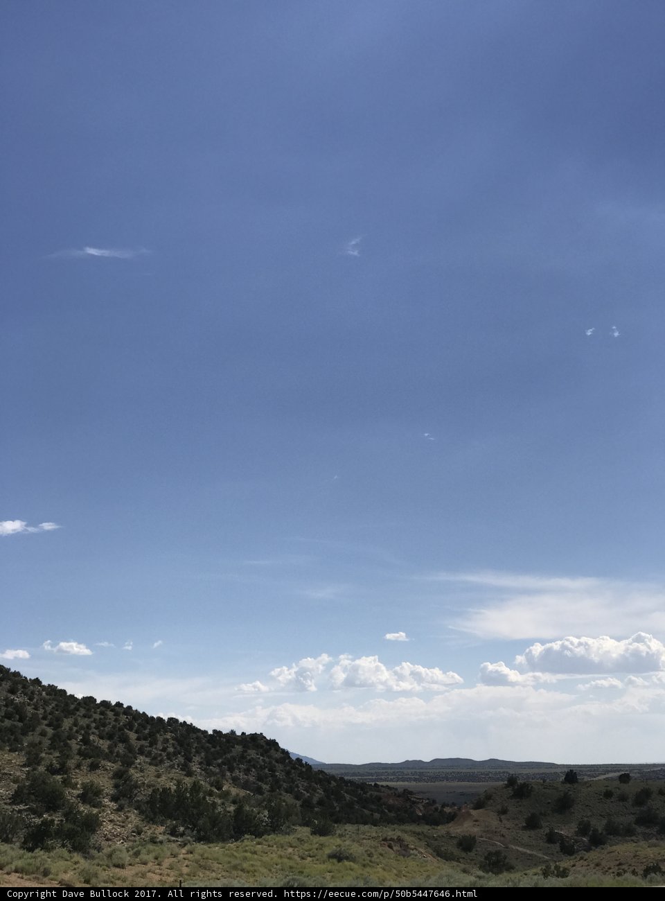 Scenic View From the Top of Hill in Santa Fe