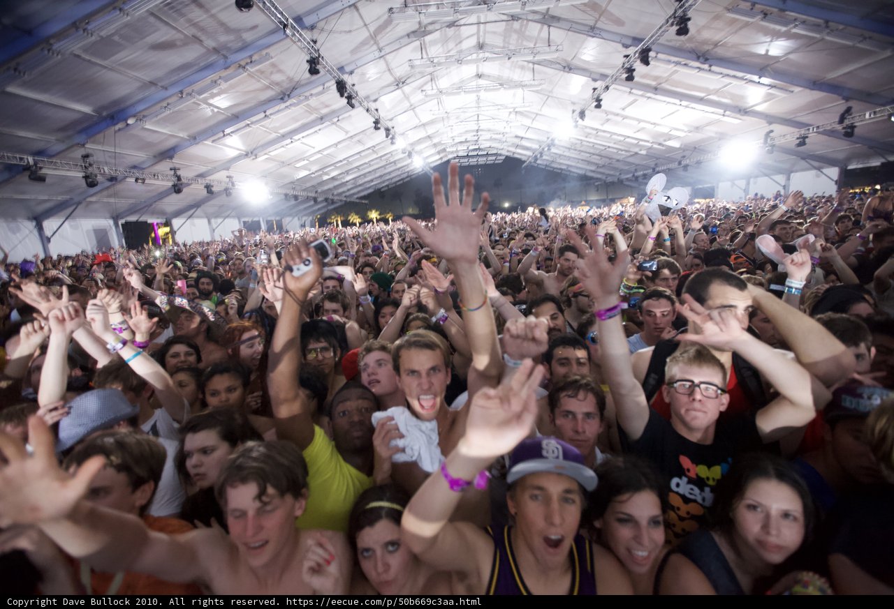 A Sea of Hands at Coachella