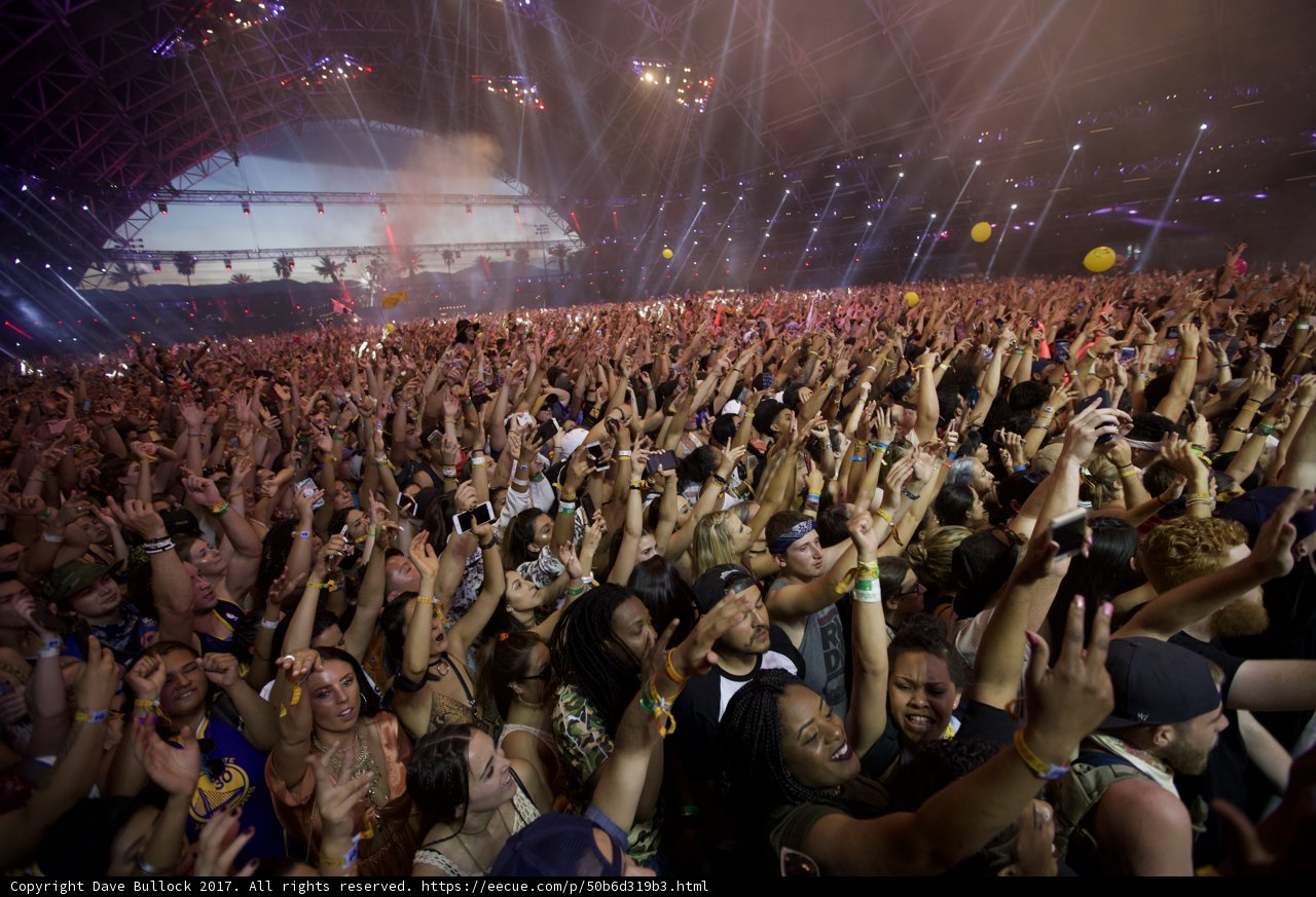 Coachella Crowd Goes Wild