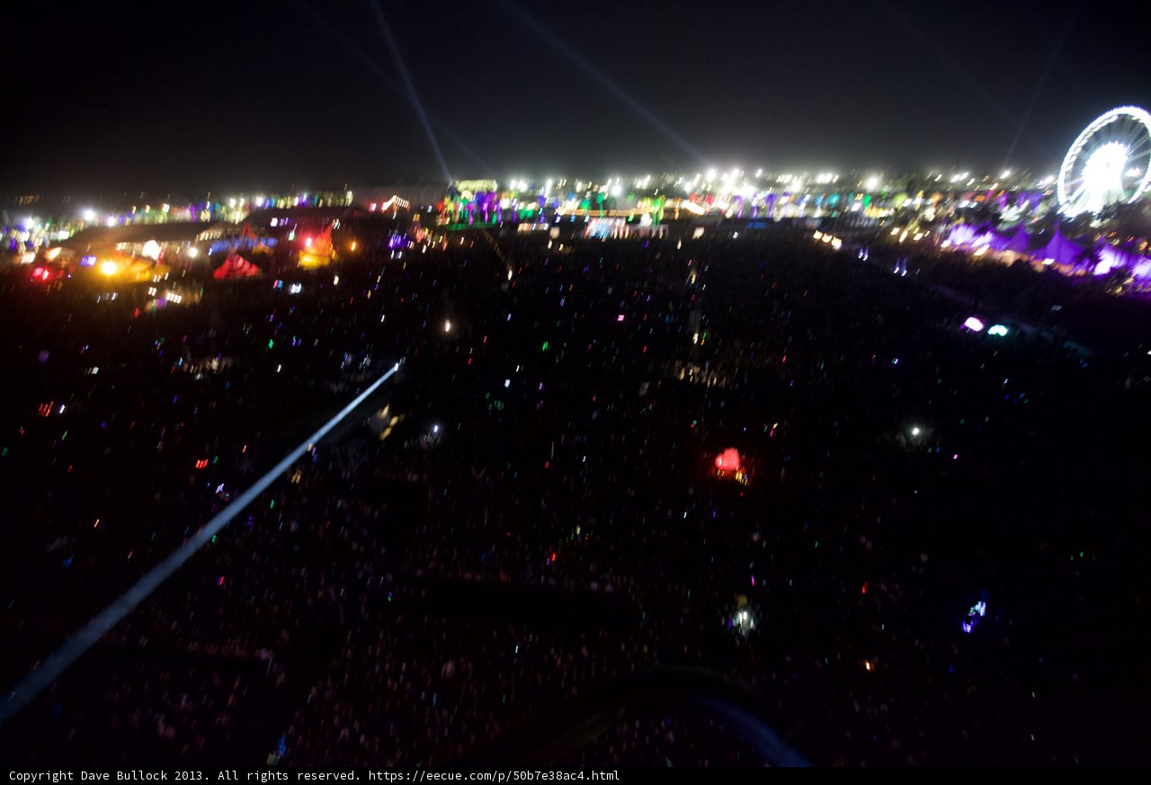 Nighttime Festivities at Coachella