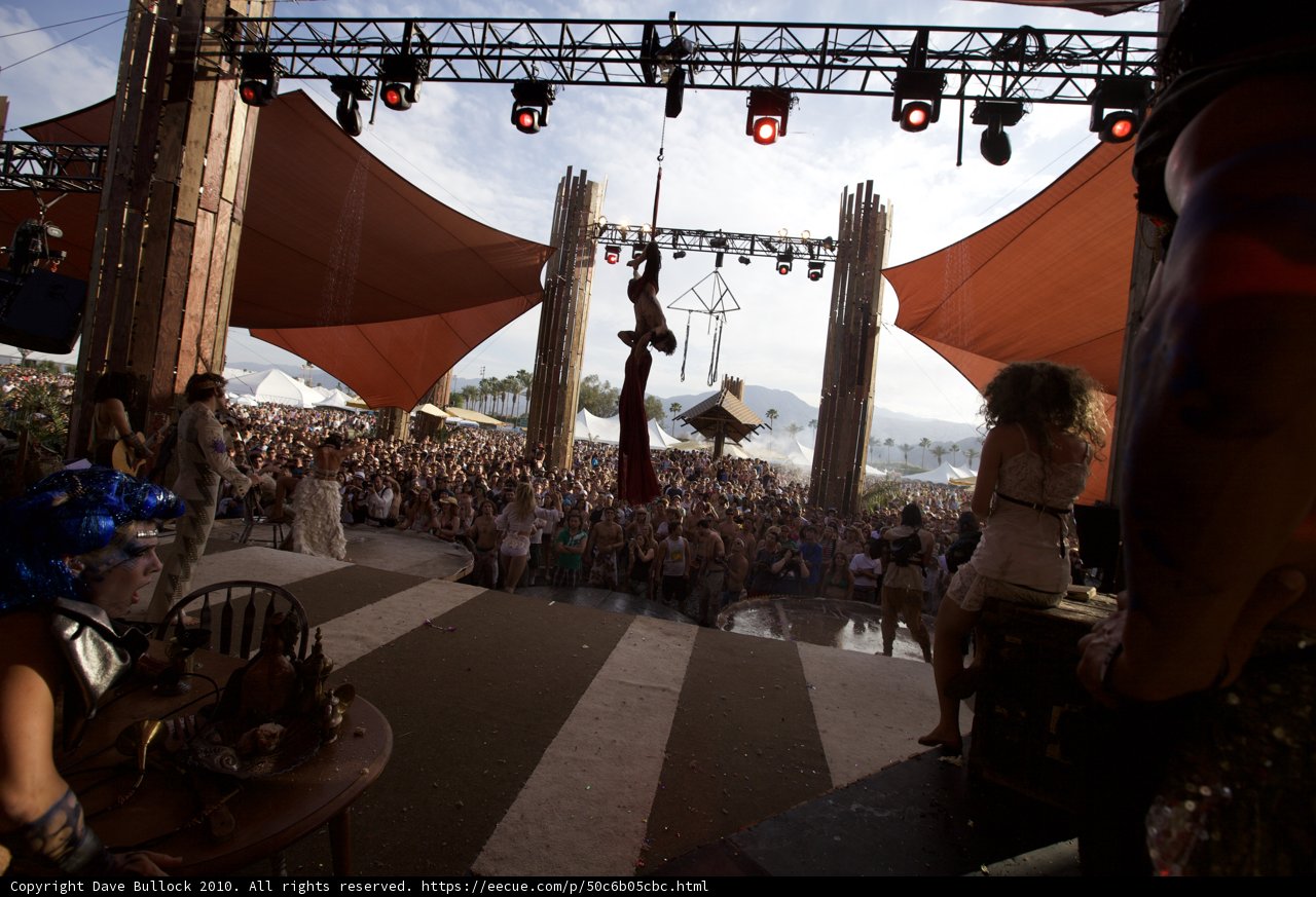 Festival Crowd Gathers for Epic Performance