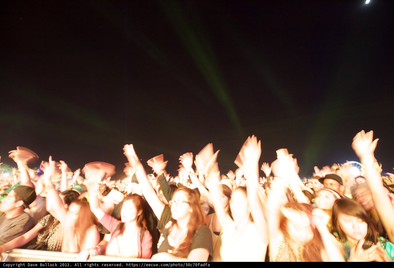 A Sea of Hands at Coachella