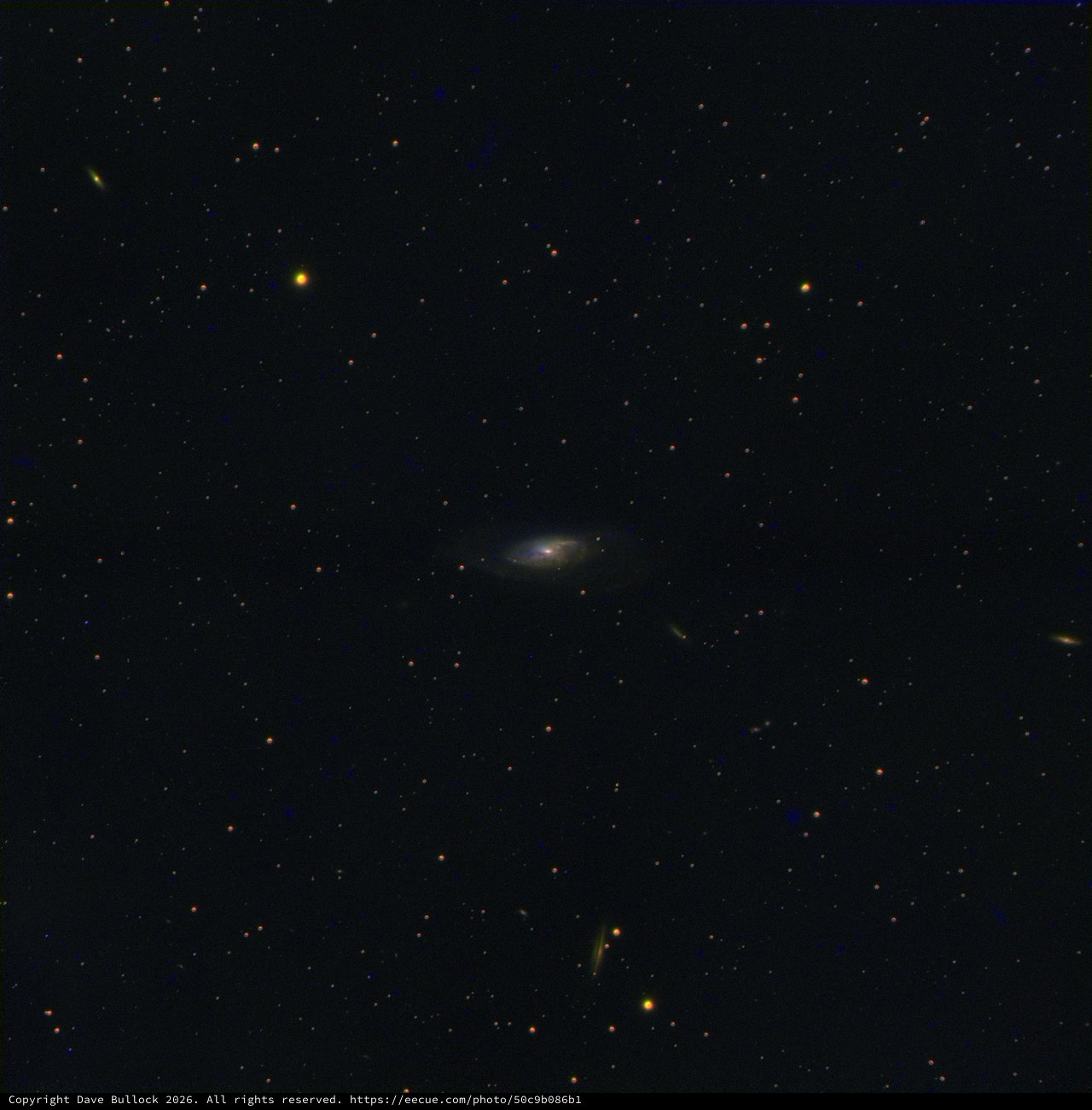 M106 Galaxy in Canes Venatici - LRGB Astrophotography
