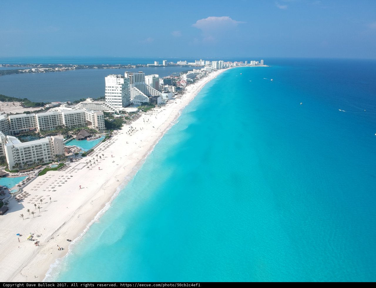 Aerial View of Cancun Resort