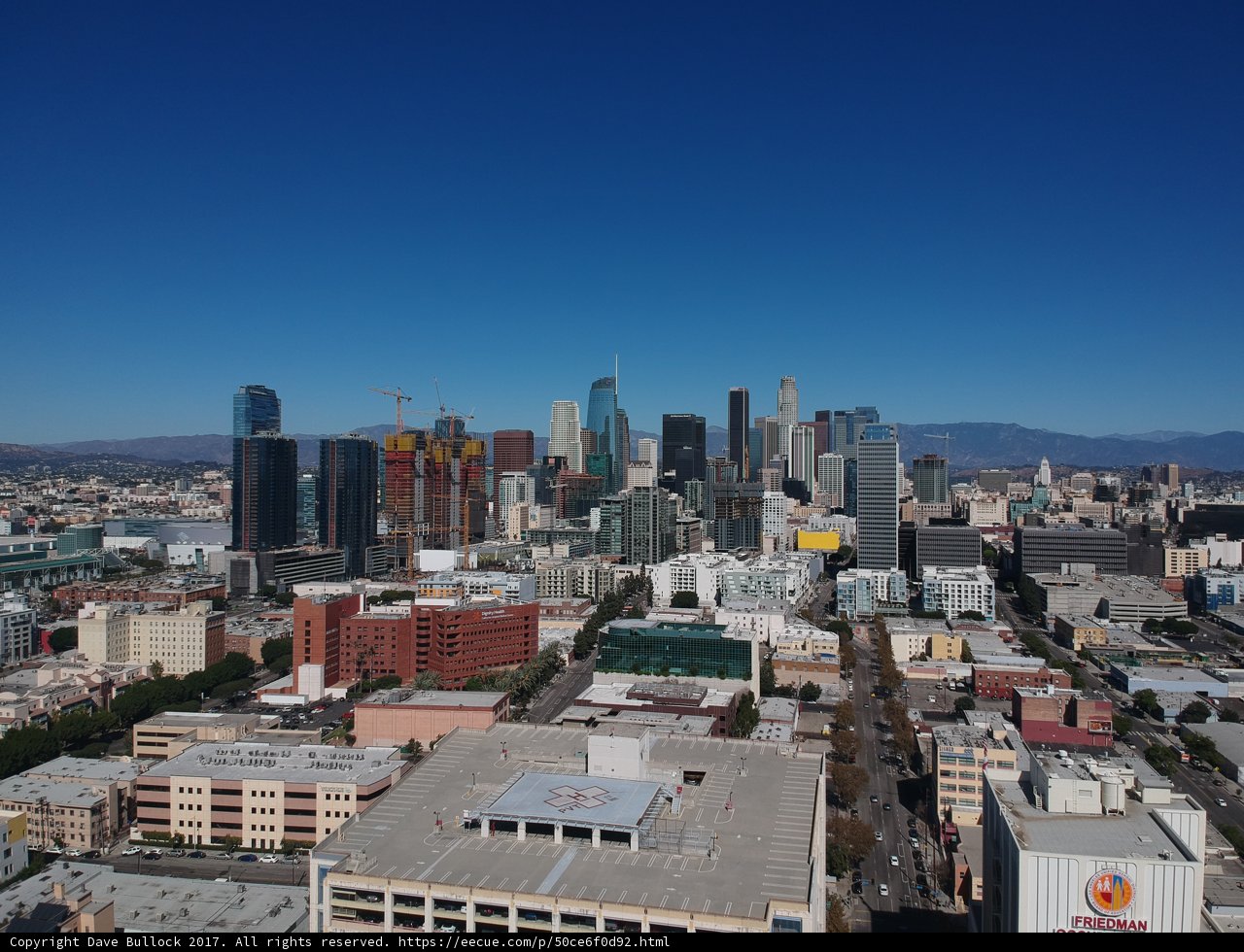 Los Angeles Skyline from Above