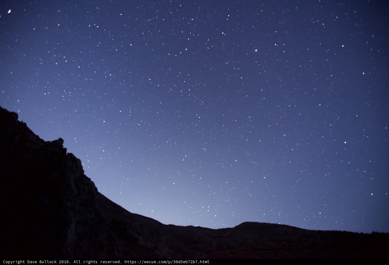Starry Night on Hilltop