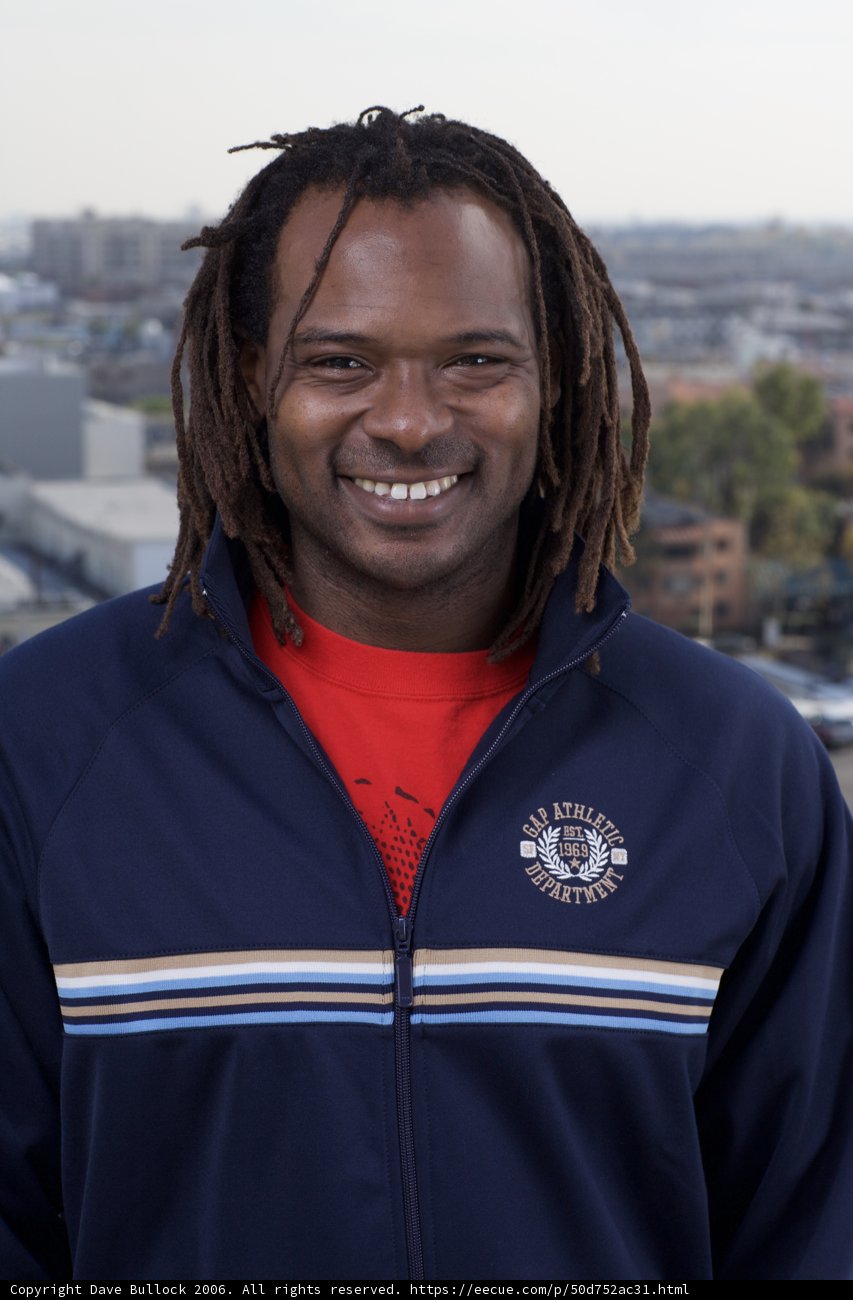 Dreadlocked James in his Happy Place