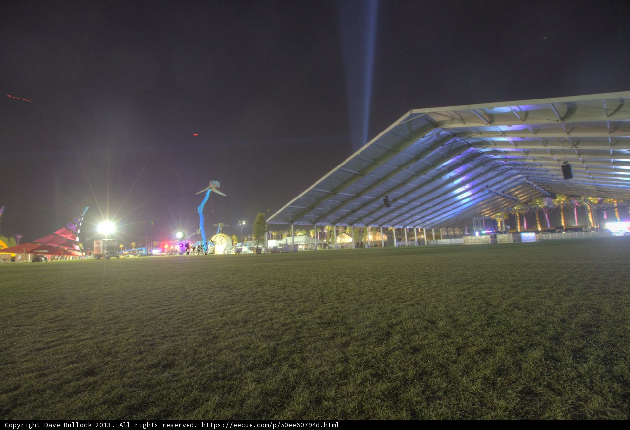 Nighttime Festivities at Coachella