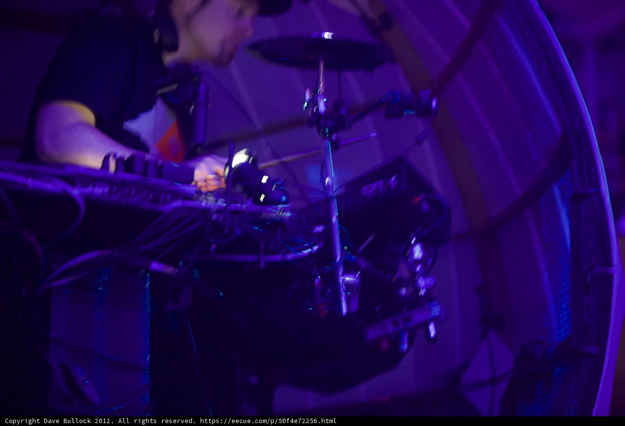 Drumming in Purple Hues