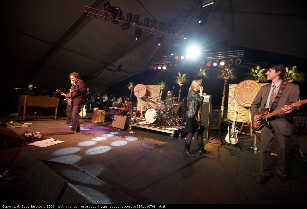 Band rocks the tent stage at Coachella